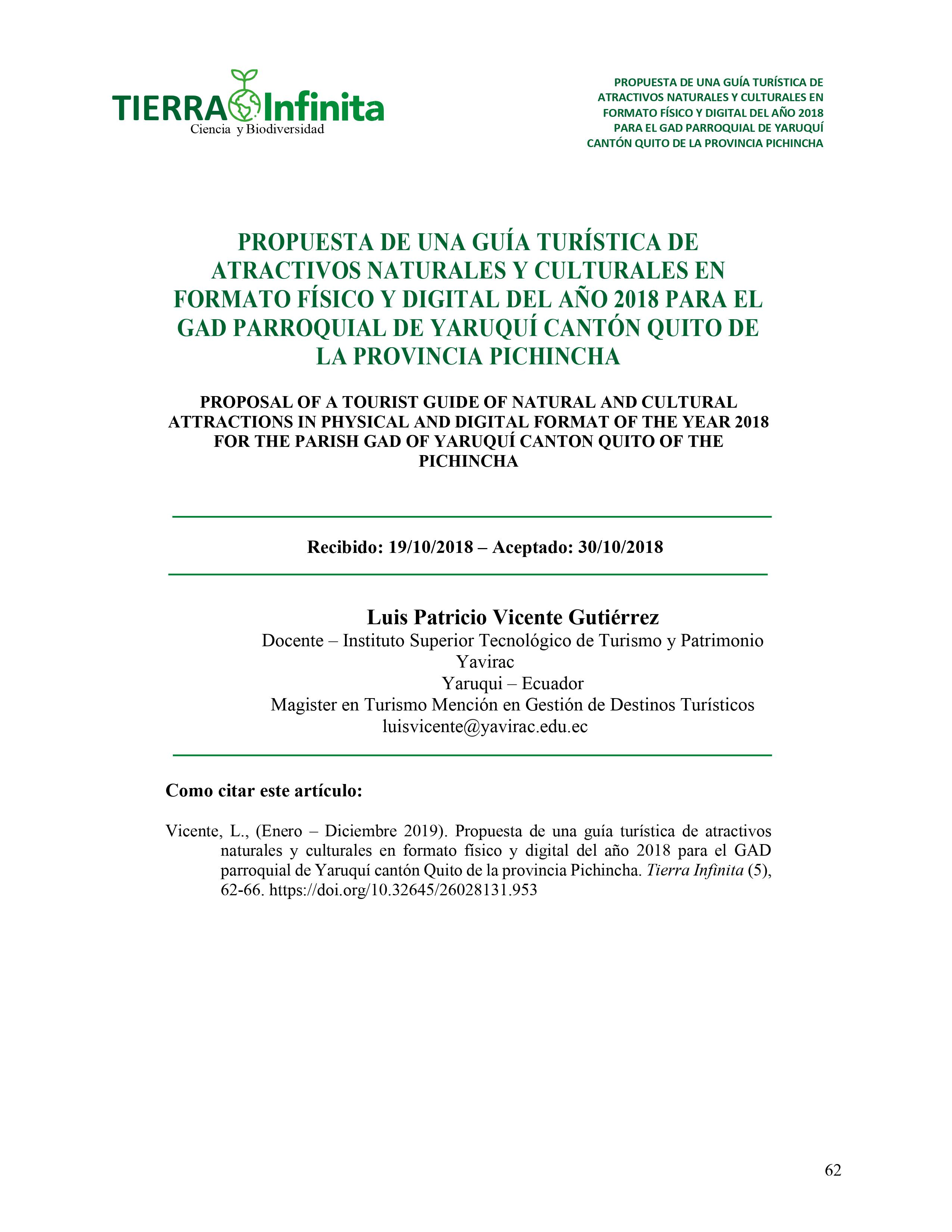 ATRACTIVOS TURÍSTICOS